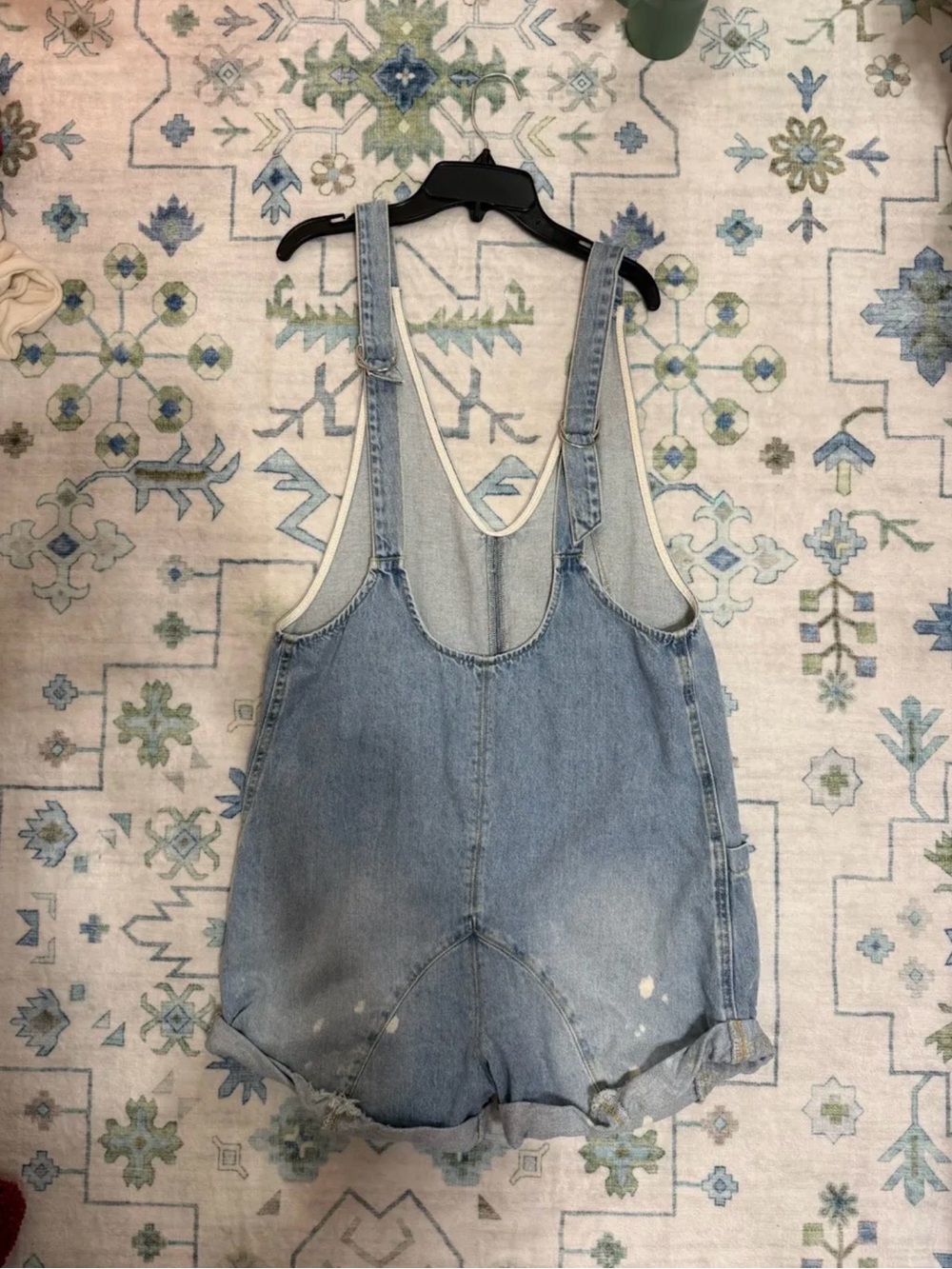 We The Free Light Wash Denim Overalls - Light Blue - Picture 2 of 3